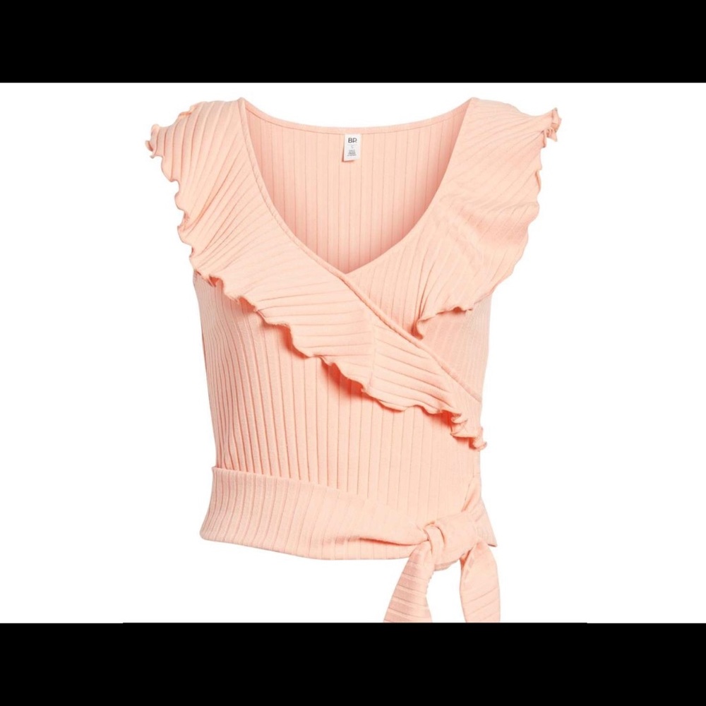 BP. Wrap Ruffle Tank - Picture 3 of 6